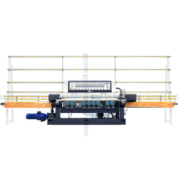 Factory price PLC Control CE Standard Vertical Glass 0-45 degree Bevelled Edge Polishing Machine E-LD261S